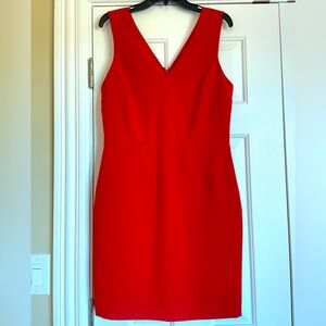 Classy Red Sleeveless Banana Republic Dress